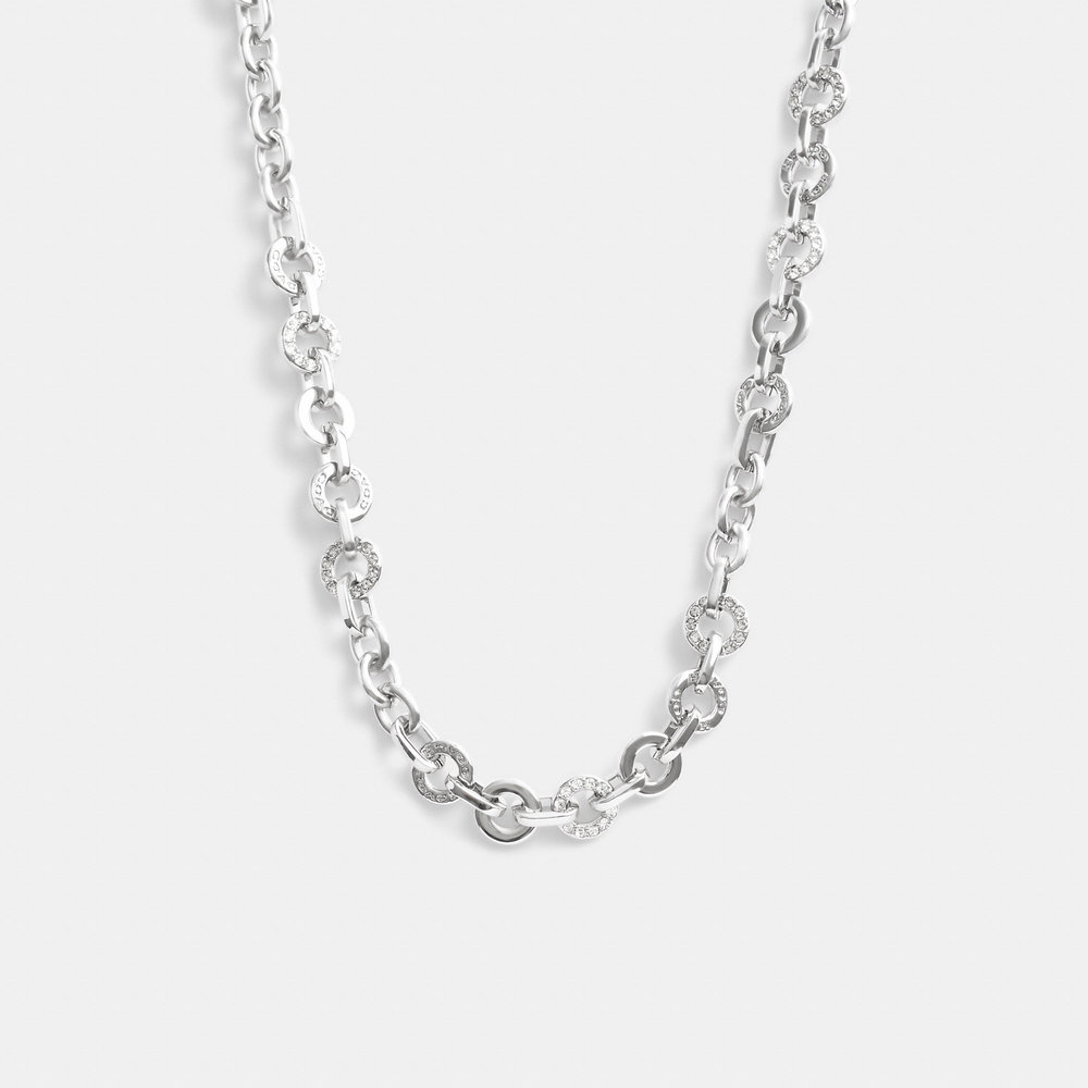 NWT Coach Outlet Open Circle Chain Necklace